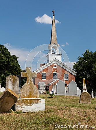 St Ignatius church Chapel Point Maryland Stock Photo