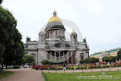 St. Isaac`s Cathedral St. Peterburg Editorial Stock Photo
