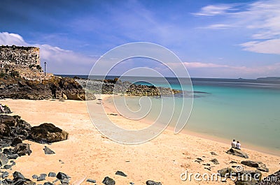 St Ives Harbour Stock Photo