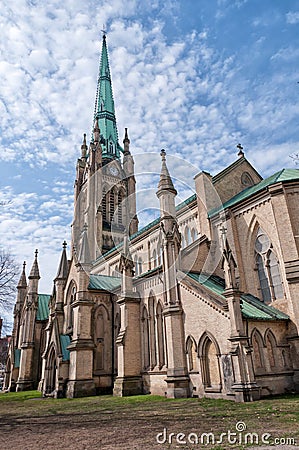 St. James Cathedral in Toronto Stock Photo