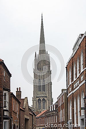 St James Church Louth. Editorial Stock Photo