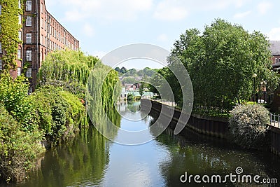 St James Mill & River Wensum, Norwich, England Stock Photo