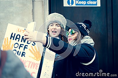 21st of january 2017, march of women Editorial Stock Photo