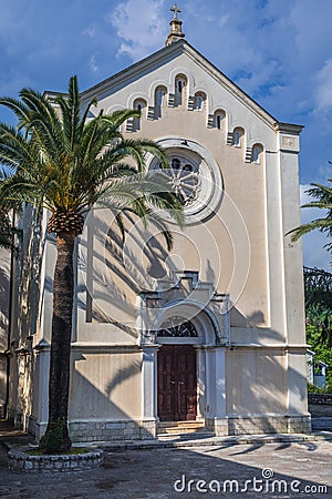St Jerome Church, Herceg Novi in Montenegro Stock Photo