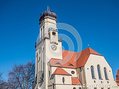 St. Johannis Church in Crimmitschau Stock Photo