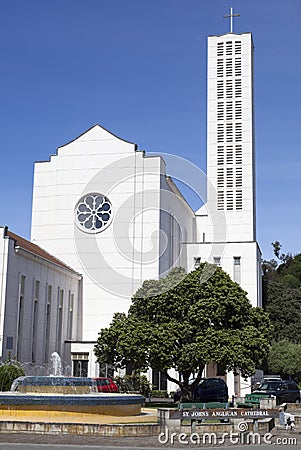Napier Town Anglican Cathedral Stock Photo