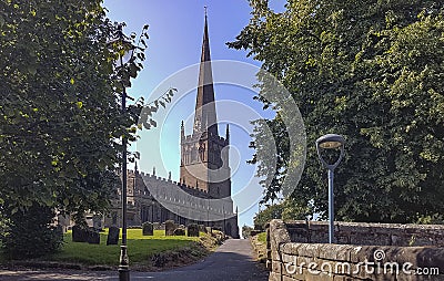 St John`s Church Bromsgrove England Stock Photo