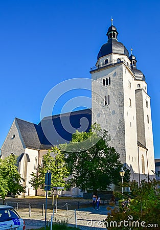 St John`s Church in Plauen, Germany Editorial Stock Photo