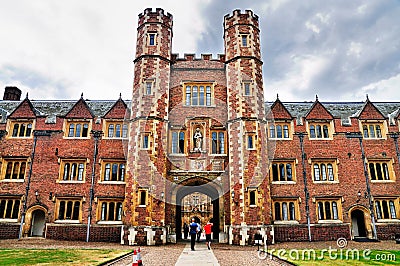 St. John's College, Cambridge University Stock Photo