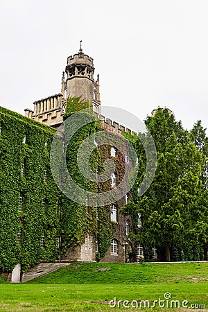 St John`s College, New court tower Editorial Stock Photo