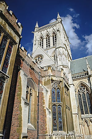 St John's College, University of Cambridge, UK Stock Photo