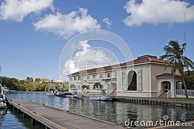 St John Visitor Centre, USVI Editorial Stock Photo