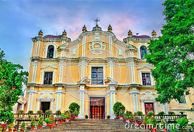 St. Joseph Seminary and Church in Macau, China Stock Photo