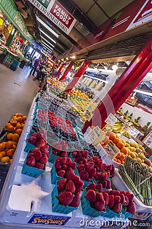 St Lawrence market - Downtown Toronto Editorial Stock Photo