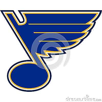 St louis blues sports logo Editorial Stock Photo