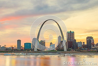 St. Louis downtown Stock Photo