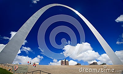 St. Louis Gateway Arch Editorial Stock Photo