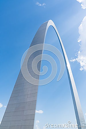 St Louis Gateway Arch Editorial Stock Photo