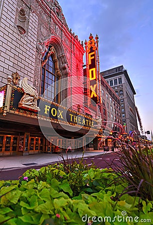 Fabulous Fox Theatre in St. Louis Editorial Stock Photo