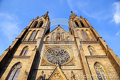 St.Ludmila Church Stock Photo