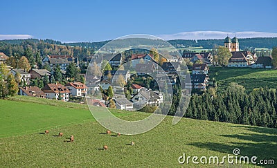 St.Maergen,Schwarzwald,black forest,germany Stock Photo