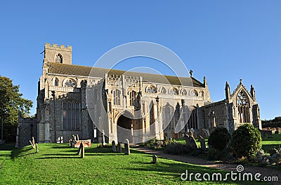 St Margaret's Church, Cley next the Sea, Norfolk Editorial Stock Photo