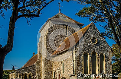 St. Margarets Church,Rottingdean, Sussex, England Editorial Stock Photo