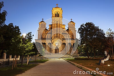St Mark Church in Belgrade Stock Photo