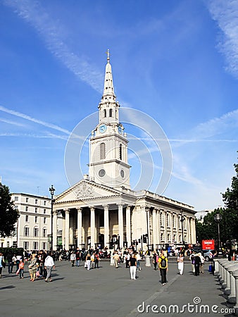 St Martin In The Fields Editorial Stock Photo