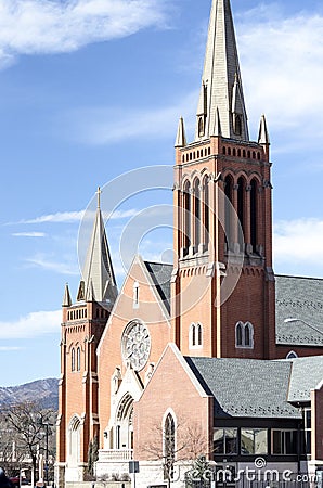 St. Mary Cathedral Architecture Stock Photo
