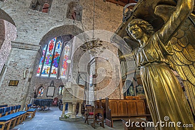 St Mary Cathedral interior Editorial Stock Photo