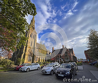 St Mary's Cathedral, Wrexham, Wales Editorial Stock Photo