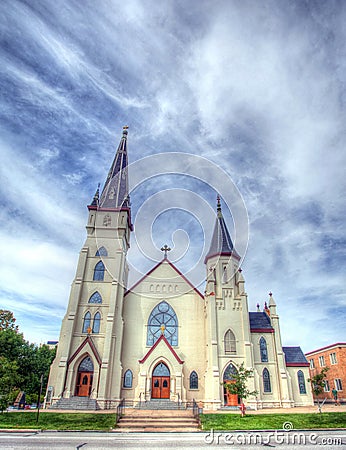 St. Mary's Catholic Church Editorial Stock Photo