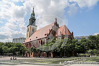 St. Mary's Church, Berlin Editorial Stock Photo