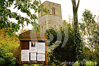 Ancient Church. Editorial Stock Photo