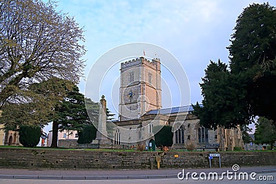 St Mary`s Parish Church in Axminster Stock Photo