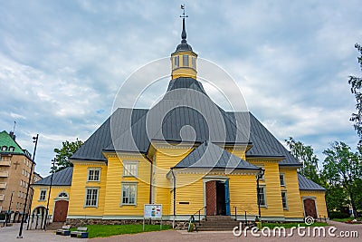 St. Mary's Church of Lappee in Lappeenranta, Finland Editorial Stock Photo