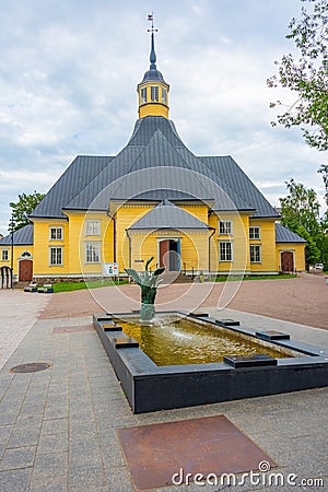 St. Mary's Church of Lappee in Lappeenranta, Finland Editorial Stock Photo