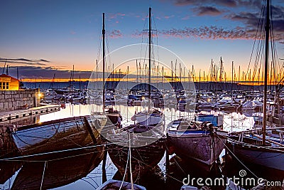 Mylor Yacht Harbour Cornwall Editorial Stock Photo