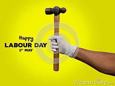 1st May- Happy Labor Day concept. International labor day concept. Stock Photo