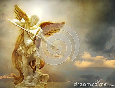 St. Michael Archangel Stock Photo