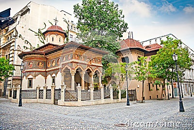 St. Michael and Gabriel church in Bucuresti, Romania. Stock Photo