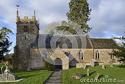 St Michael`s Church, Blackford Stock Photo