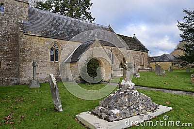 St Michael`s Church, Blackford Stock Photo