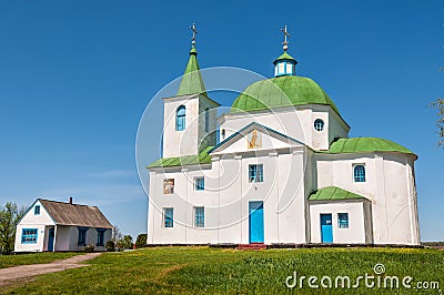 St. Michael`s Church in Shandra, Kyiv region, Ukraine Editorial Stock Photo