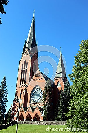 St. Michael`s Church In Turku Stock Photo