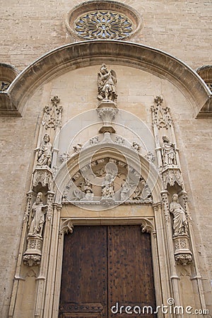 St Miquel Church, Palma; Mallorca Stock Photo