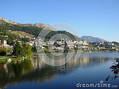 St. Moritz Switzerland Stock Photo