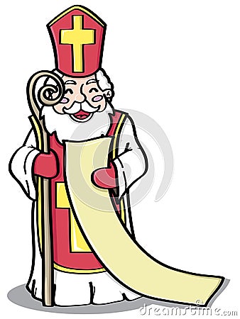 St. Nicholas Vector Illustration