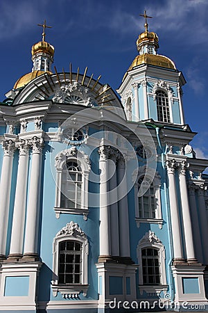 St. Nicholas Naval Cathedral Stock Photo